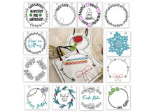 ADVENTSKALENDER 21. Dezember - Stickserie - ITH Kerzenteppich Tasche